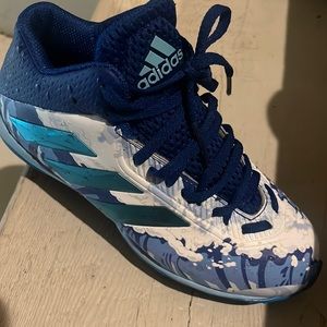 Adidas Baseball Cleats -Great Condition Royal Blue and white